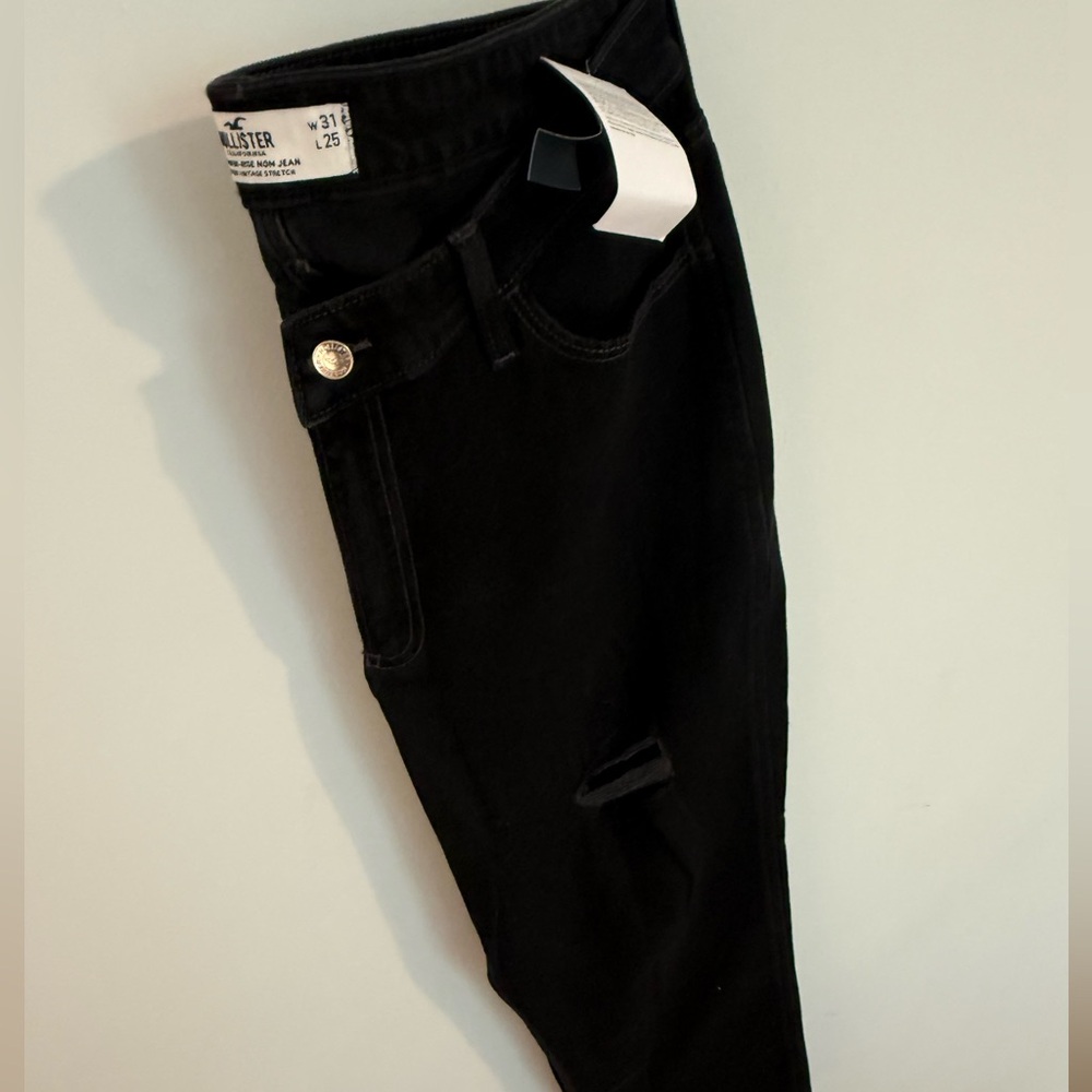 Curvy Mom Jean - Hollister - Black